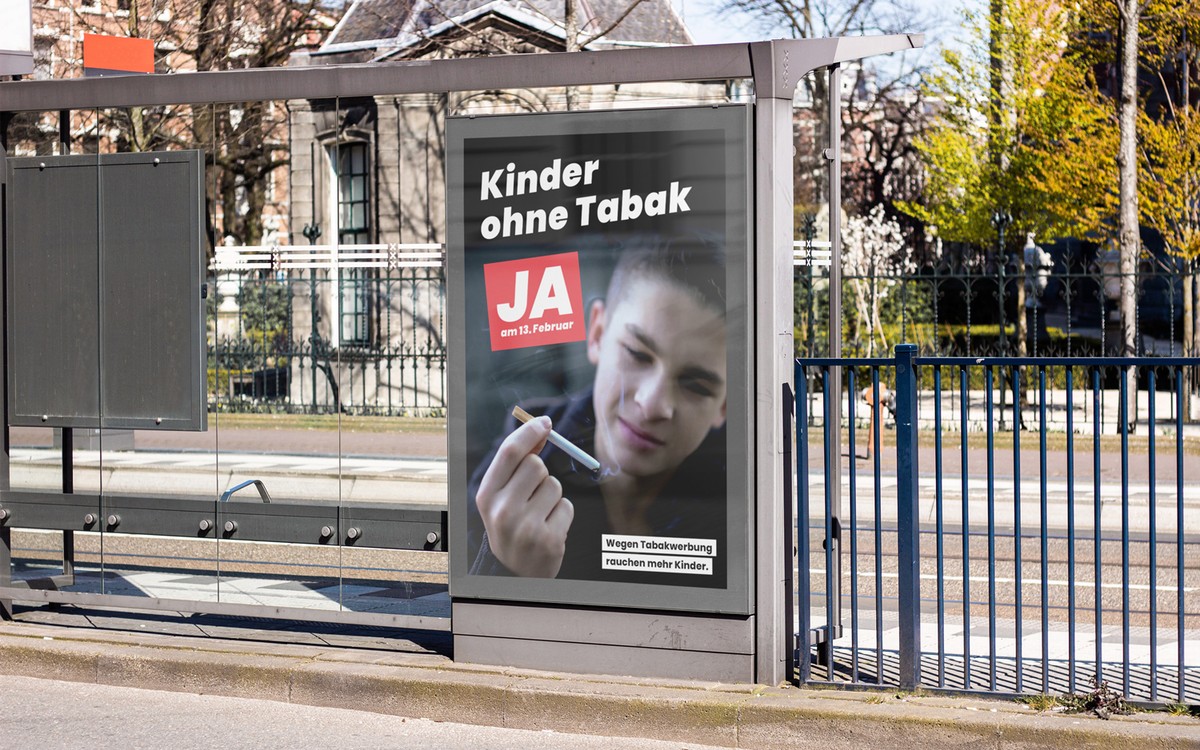 Ja-Kampagne «Kinder ohne Tabak»
