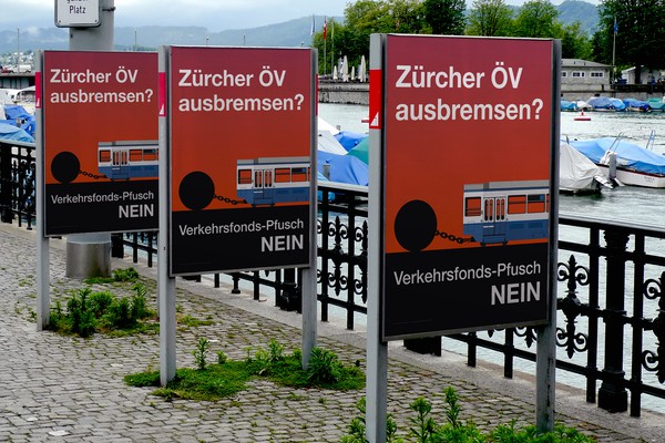 Beitragsbild - zum Beitrag Nein-Kampagne gegen den „Verkehrsfonds-Pfusch“ im Kanton Zürich